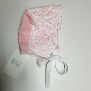 NWT Paz Rodriguez Lace Bonnet | 12 months